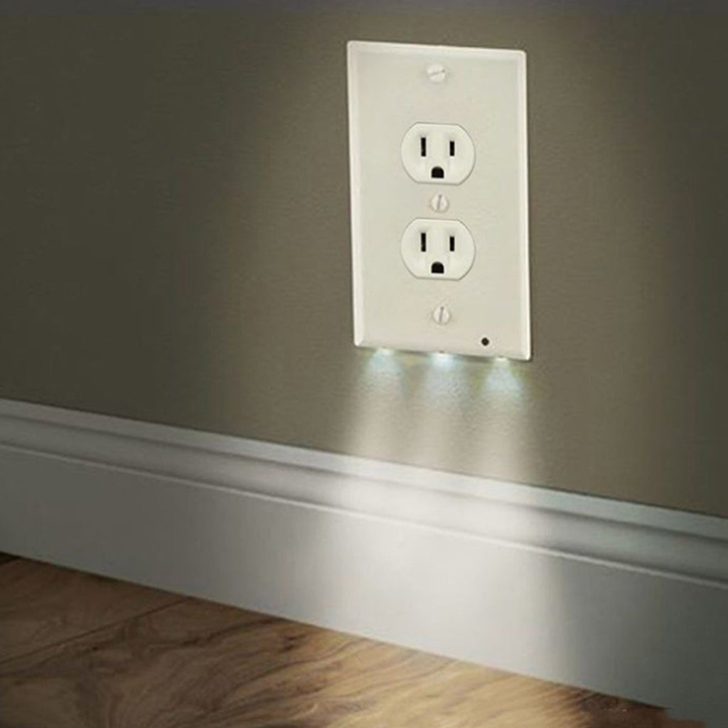Path Lighter Auto Motion Wall Plate LED Light  2- PACK Vista Shops