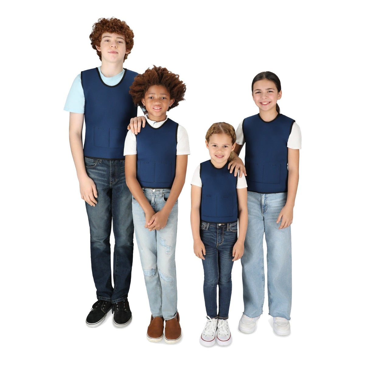 WEIGHTED - Sensory Compression Vest for Kids with Processing Disorders ...