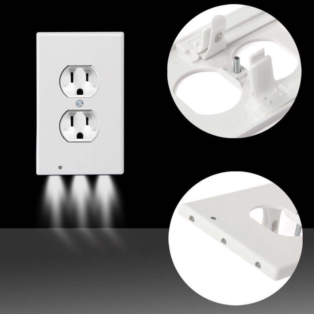 Path Lighter Auto Motion Wall Plate LED Light  2- PACK Vista Shops