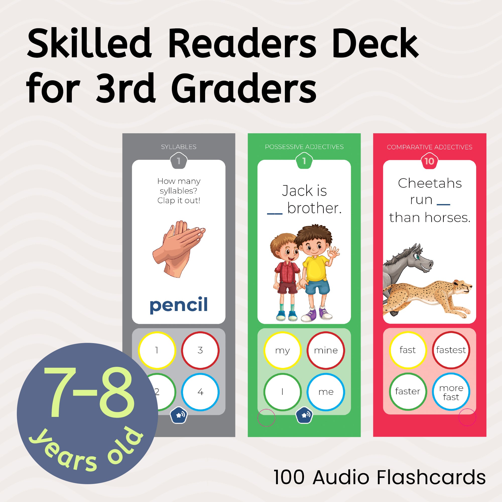 Deck Reader Skilled Readers Deck for 3rd Graders – The Autism Store