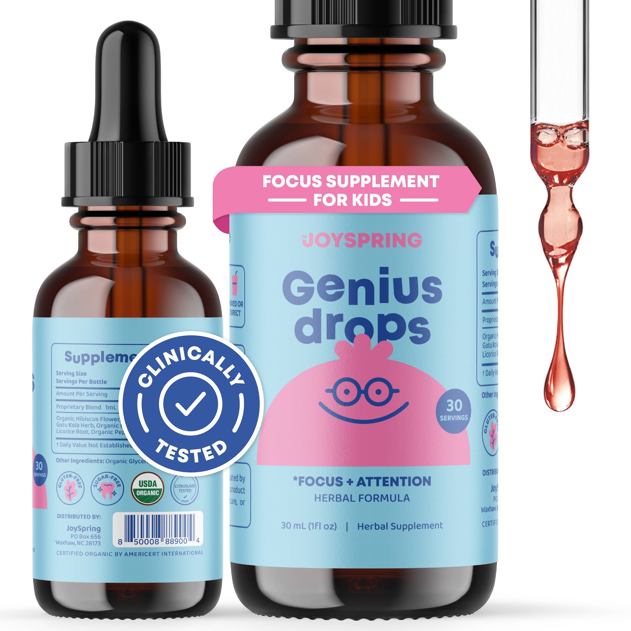 リラクゼーショングッズ BudsBrain50% LIQUID 1ml Genius Drops – The Autism Store