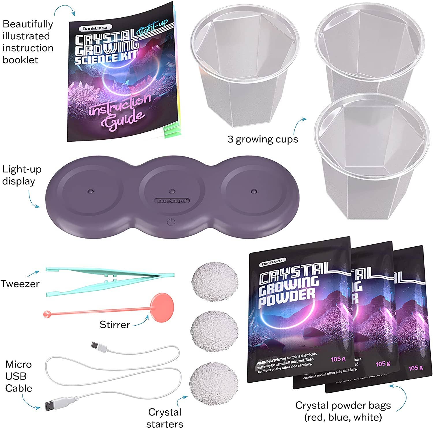 Light-Up Crystal Growing Kit – The Autism Store