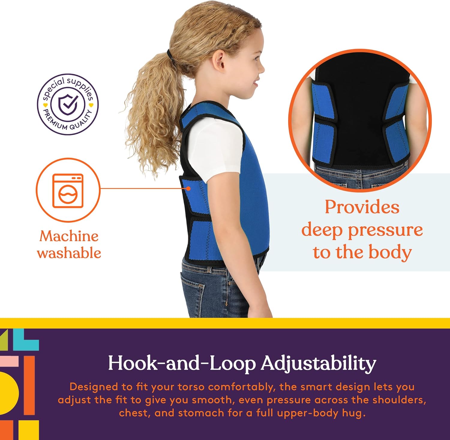 Compression Autism Deep Pressure Sensory Compression Vest – The Autism Store