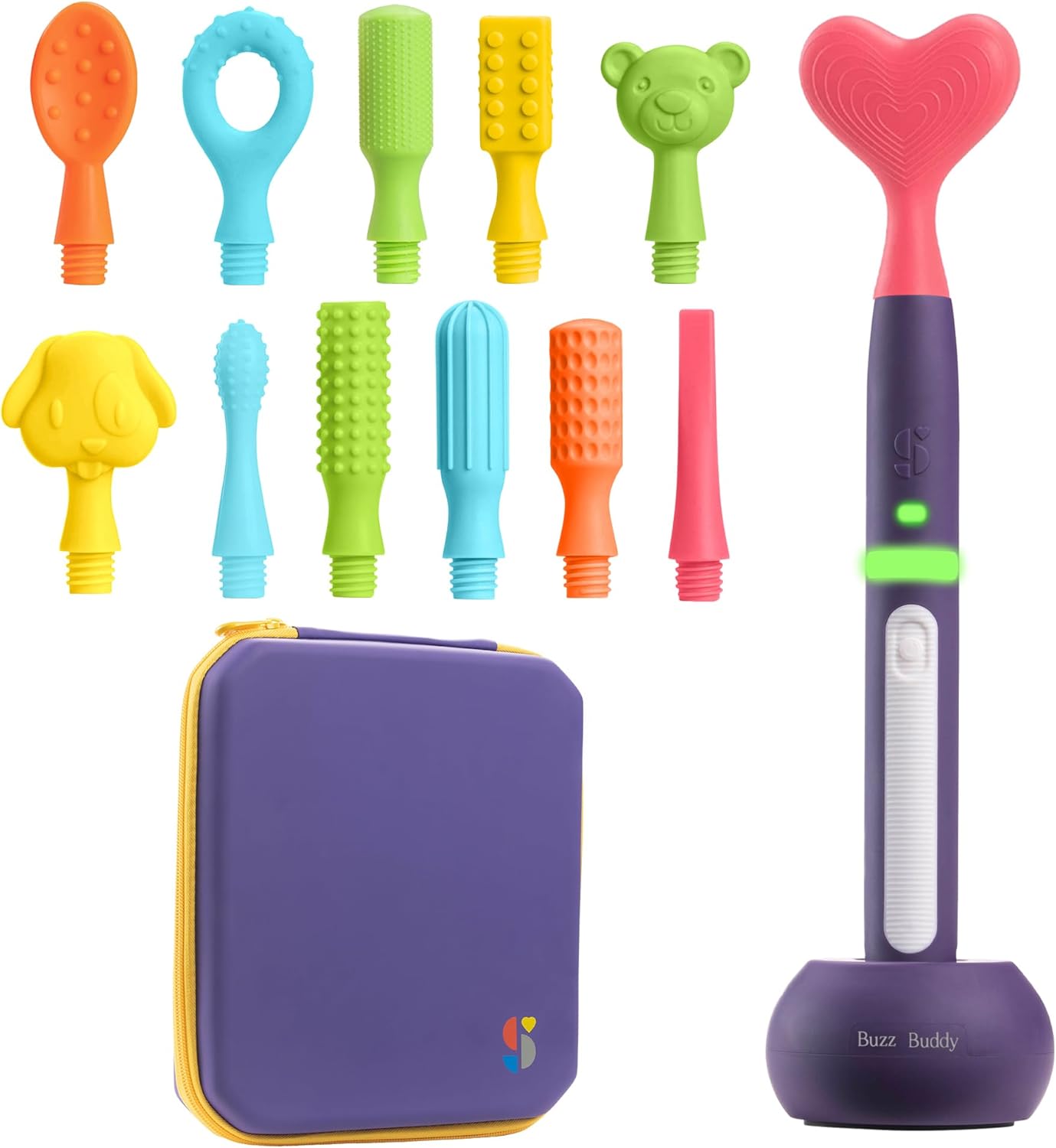 BUZZ BUDDY Rechargeable Oral Stimulation Kit (12 Tips Included) The Autism Store BUZZ BUDDY Rechargeable Oral Stimulation Kit (12 Tips Included) The Autism Store