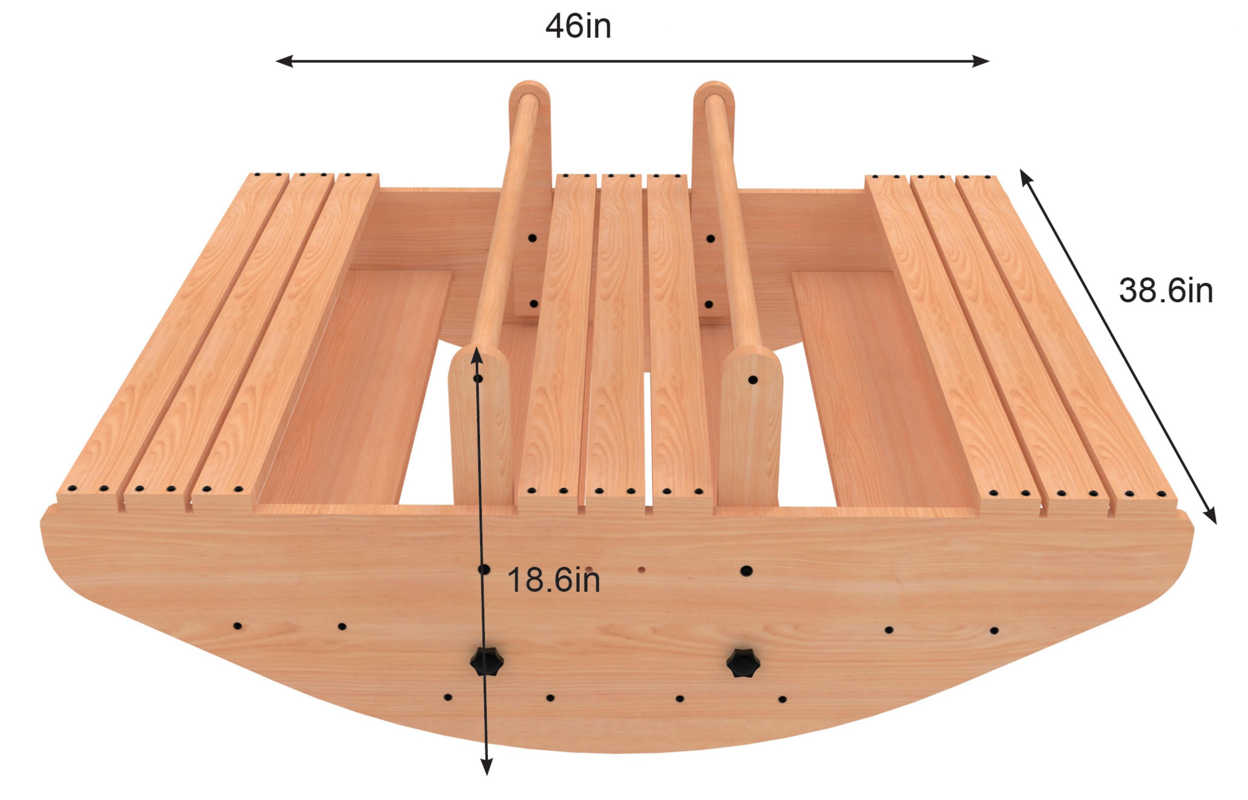 Kids Timber Rocker Banyan Jumbo Wooden Rocker & Climber Playset | Outdoor Gross Motor Toy ...