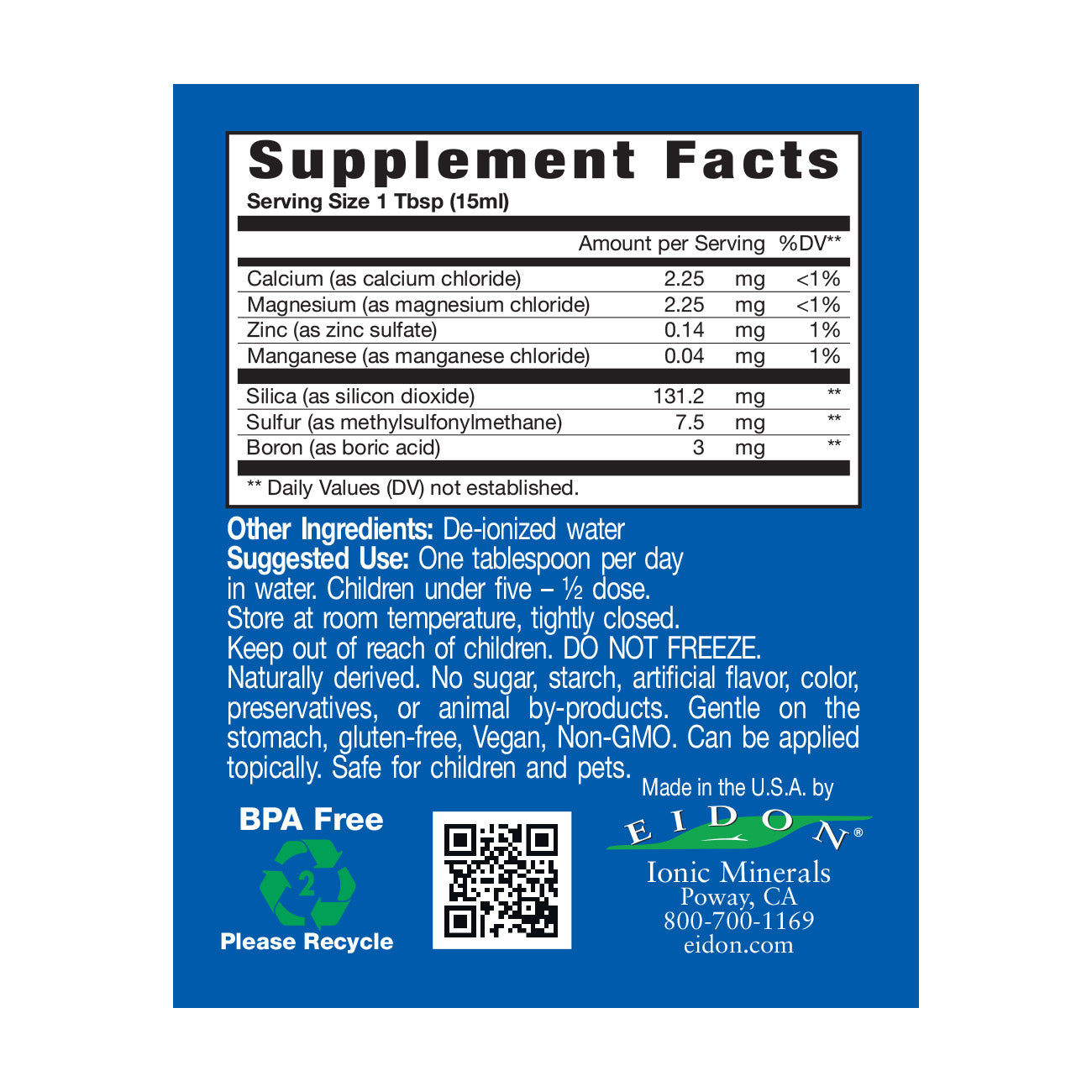 Bone Support Liquid Mineral Blend - Bone Support – The Autism Store
