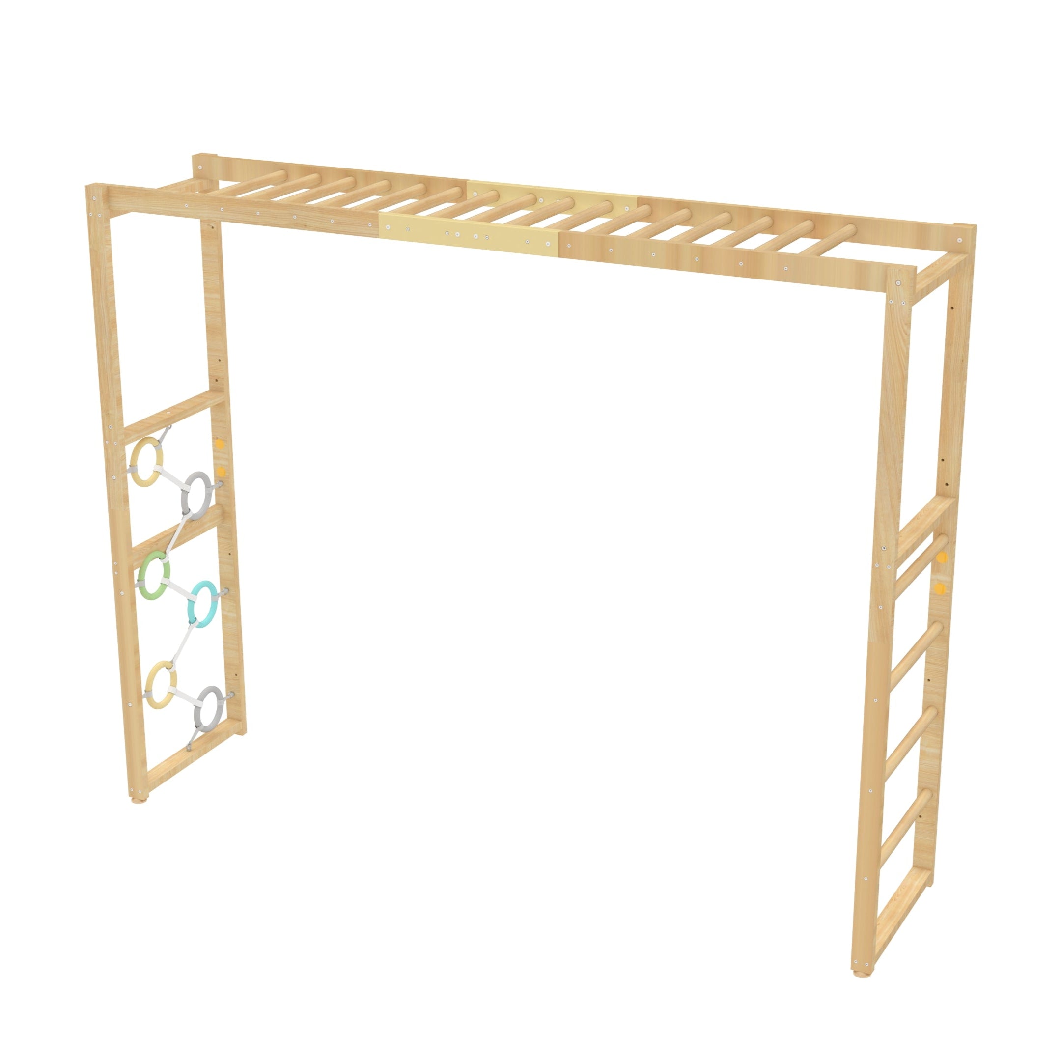 Monkey Bar Attachment – For 79 Inch Walnut Swedish Ladder – The Autism ...