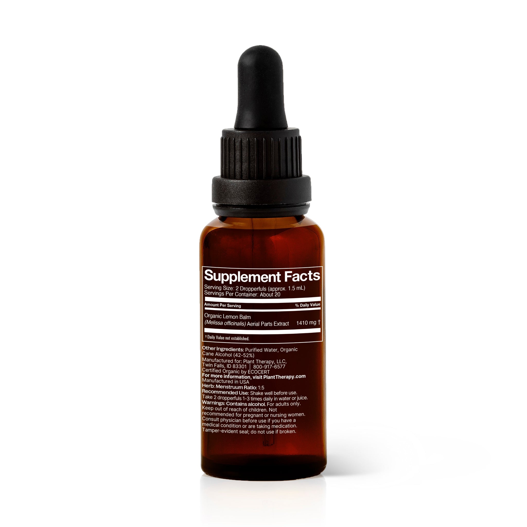 Organic Lemon Balm Herbal Tincture – The Autism Store