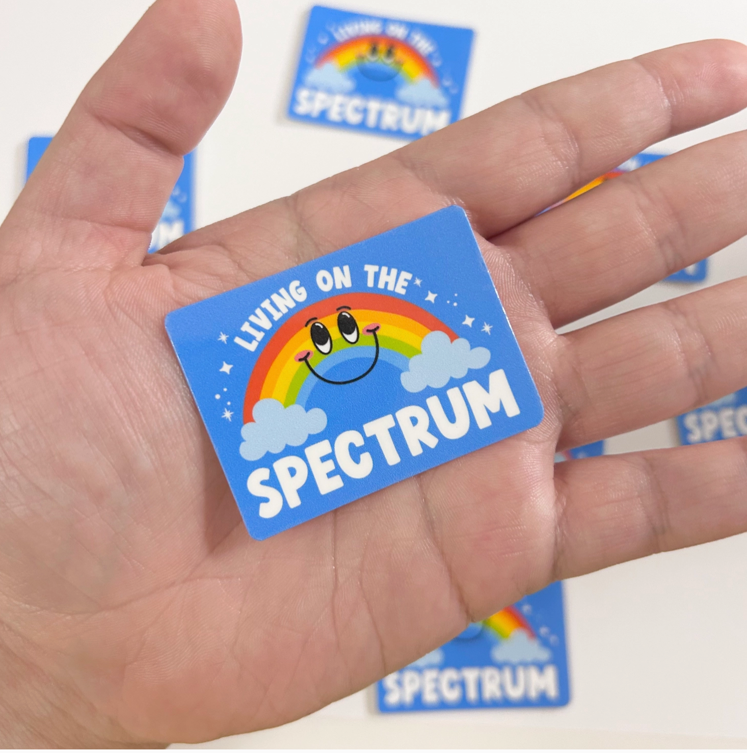 Spectrum Meme Sticker Living on the Spectrum Sticker – The Autism Store