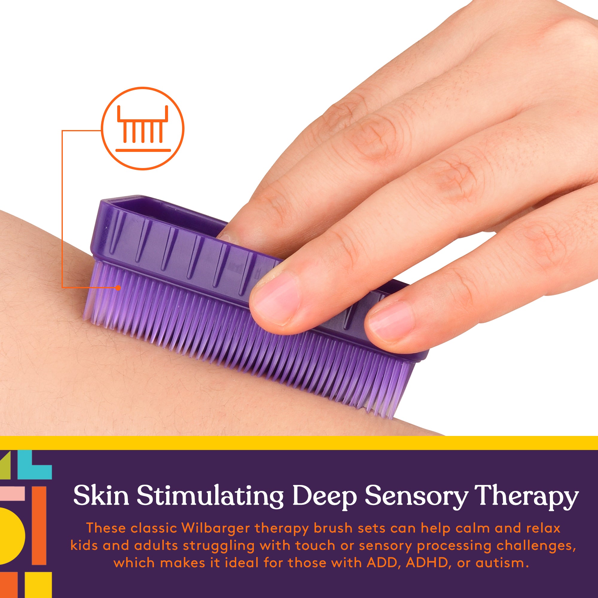Therapressure Sensory Brush (Multi-Color): 6 Pack – The Autism Store